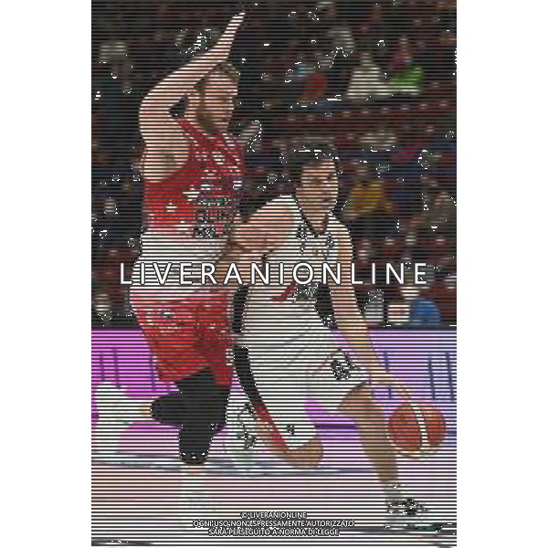 ¬© TVRG Nicolo\' Melli (Milano) SX e Milos Teodosic (Bologna) DX AX Armani Exchange Milano vs Virtus Segafredo Bologna Campionato Serie A UnipolSai - 13a giornata regular season Assago (MI) 06-01-2022 Mediolanum Forum foto Roberto Garavaglia/ag. Aldo Liverani sas/AGENZIA ALDO LIVERANI SAS