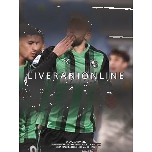 SASSUOLO - GENOA CAMPIONATO CALCIO SERIE A TIM 06.01.2022 NELLA FOTO ESULTANZA DOPO IL GOL DI DOMENICO BERARDI ©SANTANDREA/AG. ALDO LIVERANI SAS