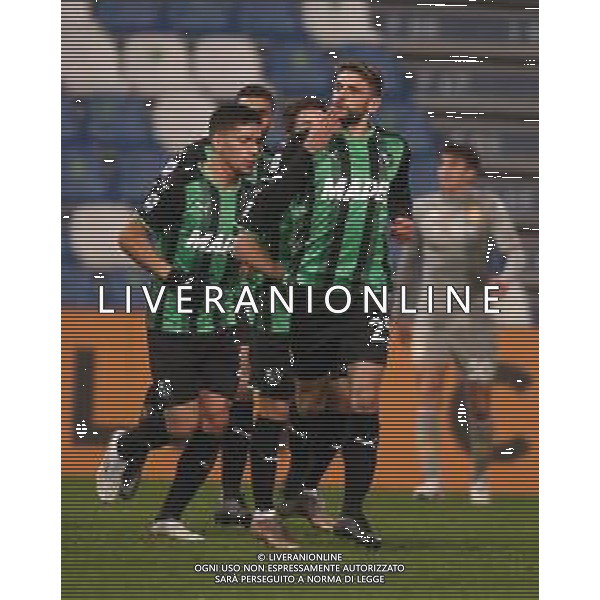 SASSUOLO - GENOA CAMPIONATO CALCIO SERIE A TIM 06.01.2022 NELLA FOTO ESULTANZA DOPO IL GOL DI DOMENICO BERARDI ©SANTANDREA/AG. ALDO LIVERANI SAS