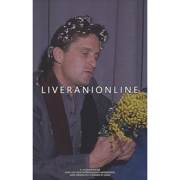 17-02-1986 MILANO TERRAZZA MARTINI CONFERENZA STAMPA MICHAEL DOUGLAS  NELLA FOTO MICHAEL DOUGLAS  AG ALDO LIVERANI SAS 
