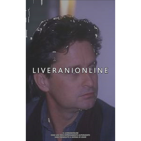 17-02-1986 MILANO TERRAZZA MARTINI CONFERENZA STAMPA MICHAEL DOUGLAS  NELLA FOTO MICHAEL DOUGLAS  AG ALDO LIVERANI SAS