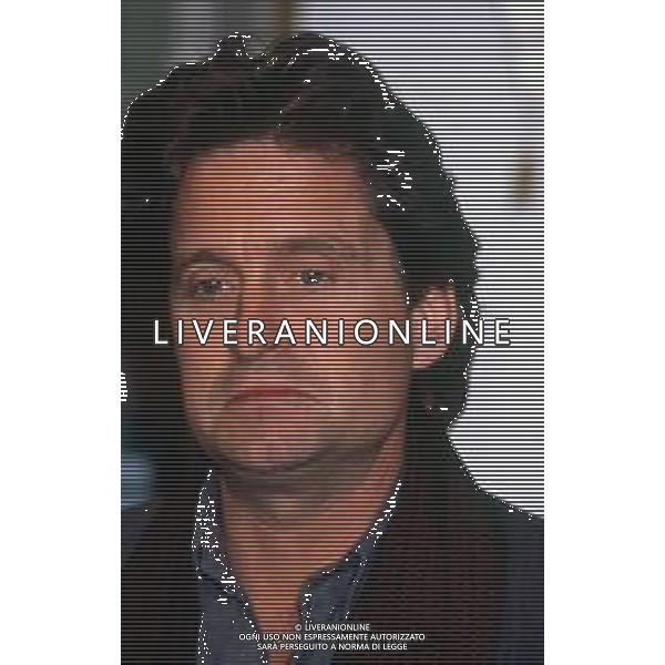 17-02-1986 MILANO TERRAZZA MARTINI CONFERENZA STAMPA MICHAEL DOUGLAS  NELLA FOTO MICHAEL DOUGLAS  AG ALDO LIVERANI SAS