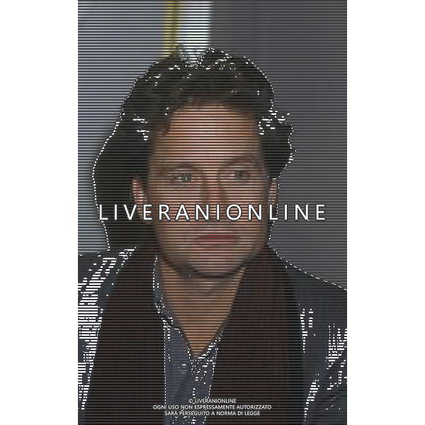 17-02-1986 MILANO TERRAZZA MARTINI CONFERENZA STAMPA MICHAEL DOUGLAS  NELLA FOTO MICHAEL DOUGLAS  AG ALDO LIVERANI SAS