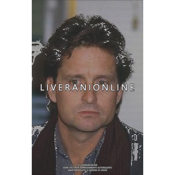 17-02-1986 MILANO TERRAZZA MARTINI CONFERENZA STAMPA MICHAEL DOUGLAS  NELLA FOTO MICHAEL DOUGLAS  AG ALDO LIVERANI SAS