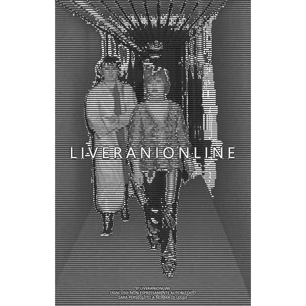 RETROSPETTIVA FERRUCCIO RICORDI IN ARTE TEDDY RENO CANTANTE E ATTORE - NELLA FOTO CON LA MOGLIE RITA PAVONE A MILANO 1980 ©Archivio Giovanni Liverani/AG. ALDO LIVERANI SAS