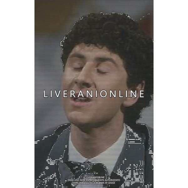 RETROSPETTIVA FABIO AGOSTINO FRANCESCO FAZIO CONDUTTORE TELEVISIVO-IMITATORE-SCRITTORE E PRODUTTORE ARTISTICO NELLA FOTO FABIO FAZIO NELL\'ANNO 1984 NELLA TRASIMISSIONE TELEVISIVA "LORETTA GOGGI IN QUIZ“ AG ALDO LIVERANI SAS