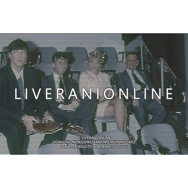 RETROSPETTIVA FABIO AGOSTINO FRANCESCO FAZIO CONDUTTORE TELEVISIVO-IMITATORE-SCRITTORE E PRODUTTORE ARTISTICO NELLA FOTO FABIO FAZIO NELL\'ANNO 1988 NELLA TRASMISSIONE TELEVISIVA “FORZA ITALIA“CON WALTER ZENGA ROBERTA TERMALI E MAURIZIO MOSCA AG ALDO LIVERANI SAS