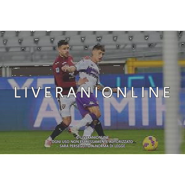 Torino 09.1.2022 Stadio Olimpico Grande Torino ©Alessandro Falzone/Agenzia Aldo Liverani Torino vs Fiorentina Serie A Tim 2021/2022 Nella foto : Lucas Martinez Quarta-Antonio Sanabria ©FALZONE/AGENZIA ALDO LIVERANI SAS