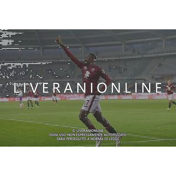 Torino 09.1.2022 Stadio Olimpico Grande Torino ©Alessandro Falzone/Agenzia Aldo Liverani Torino vs Fiorentina Serie A Tim 2021/2022 Nella foto : esultanza gol di singo ©FALZONE/AGENZIA ALDO LIVERANI SAS