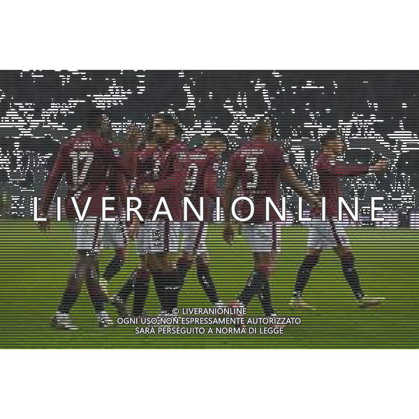 Torino 09.1.2022 Stadio Olimpico Grande Torino ©Alessandro Falzone/Agenzia Aldo Liverani Torino vs Fiorentina Serie A Tim 2021/2022 Nella foto : esultanza gol di singo ©FALZONE/AGENZIA ALDO LIVERANI SAS