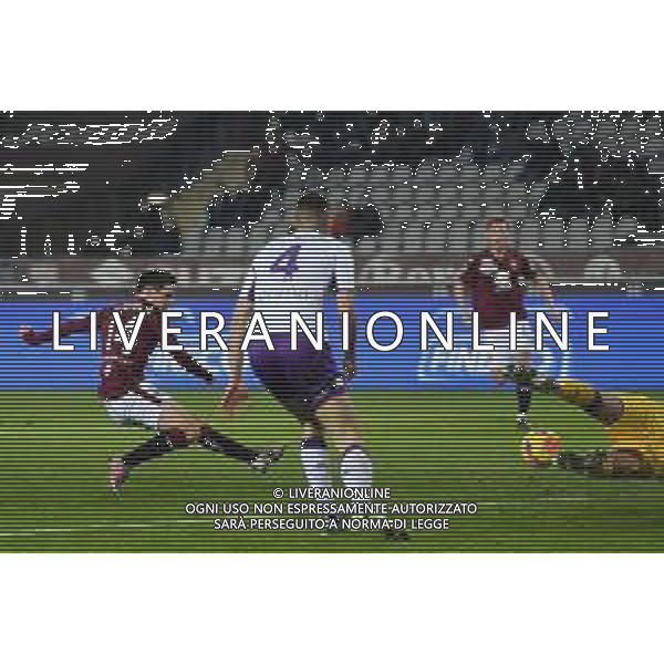 Torino 09.1.2022 Stadio Olimpico Grande Torino ©Alessandro Falzone/Agenzia Aldo Liverani Torino vs Fiorentina Serie A Tim 2021/2022 Nella foto : primo gol di brekalo ©FALZONE/AGENZIA ALDO LIVERANI SAS