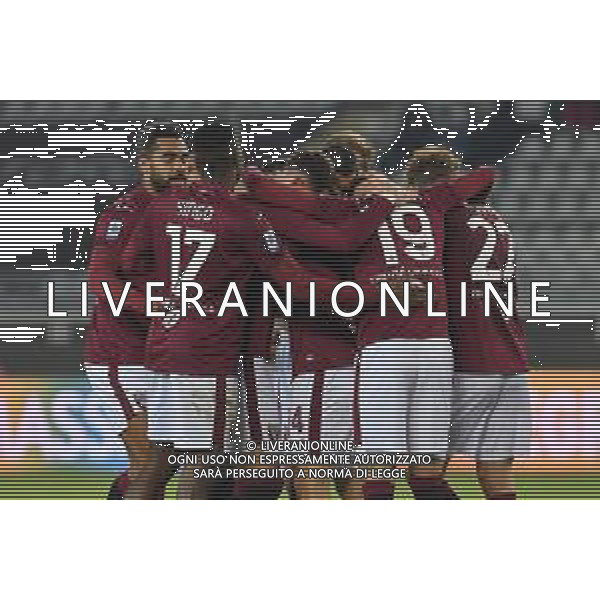 Torino 09.1.2022 Stadio Olimpico Grande Torino ©Alessandro Falzone/Agenzia Aldo Liverani Torino vs Fiorentina Serie A Tim 2021/2022 Nella foto : esultanza primo gol di brekalo ©FALZONE/AGENZIA ALDO LIVERANI SAS