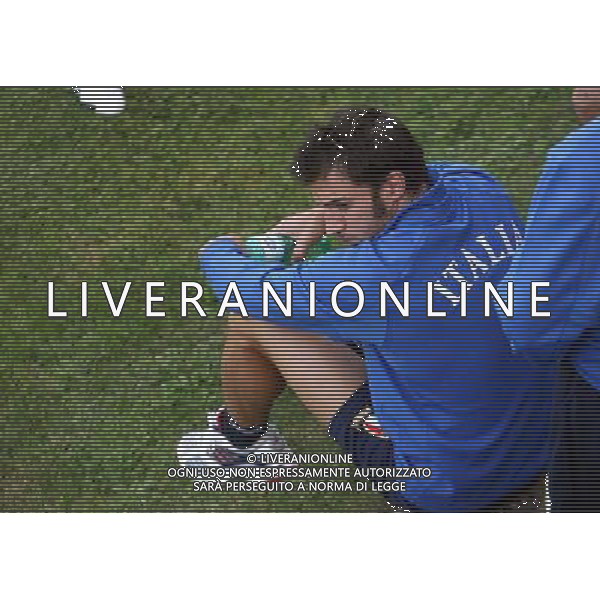 COVERCIANO 04/10/2005 RADUNO E ALLENAMENTO ITALIA NELLA FOTO: ALESSANDRO DEL PIERO FOTO GIANNI NUCCI/AG. ALDO LIVERANI