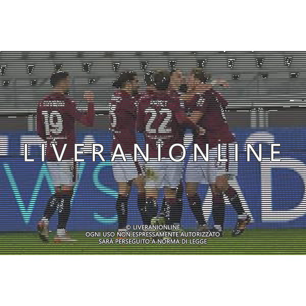 Torino 09.1.2022 Stadio Olimpico Grande Torino ©Alessandro Falzone/Agenzia Aldo Liverani Torino vs Fiorentina Serie A Tim 2021/2022 Nella foto : esultanza secondo gol di brekalo ©FALZONE/AGENZIA ALDO LIVERANI SAS