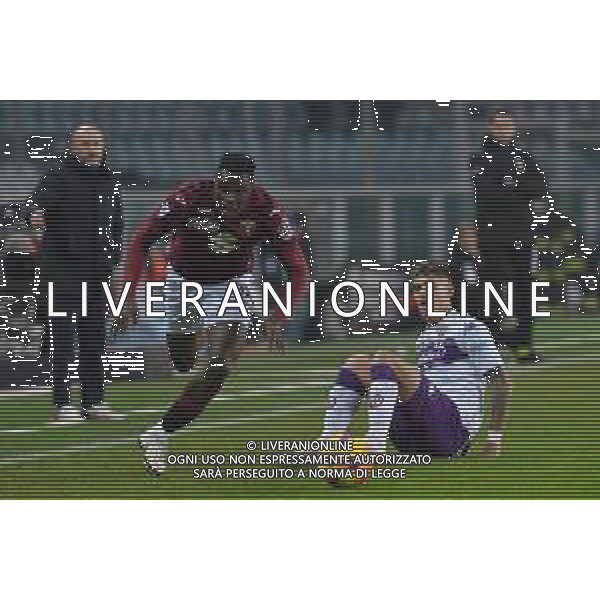 Torino 09.1.2022 Stadio Olimpico Grande Torino ©Alessandro Falzone/Agenzia Aldo Liverani Torino vs Fiorentina Serie A Tim 2021/2022 Nella foto : singo ©FALZONE/AGENZIA ALDO LIVERANI SAS