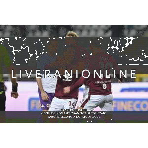 Torino 09.1.2022 Stadio Olimpico Grande Torino ©Alessandro Falzone/Agenzia Aldo Liverani Torino vs Fiorentina Serie A Tim 2021/2022 Nella foto : esultanza gol di brekalo ©FALZONE/AGENZIA ALDO LIVERANI SAS