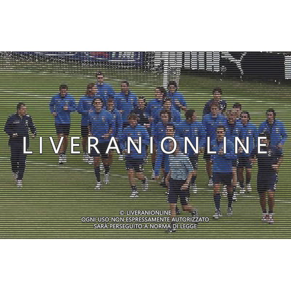 COVERCIANO 04/10/2005 RADUNO E ALLENAMENTO ITALIA NELLA FOTO: GRUPPO FOTO GIANNI NUCCI/AG. ALDO LIVERANI