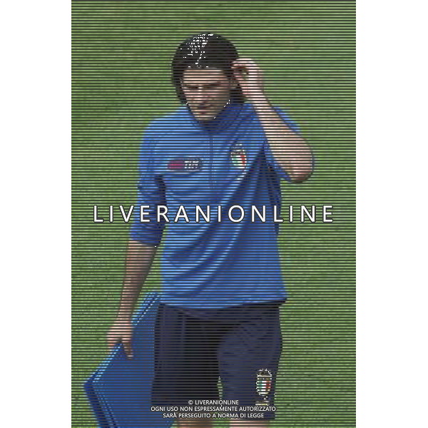 COVERCIANO 04/10/2005 RADUNO E ALLENAMENTO ITALIA NELLA FOTO: IAQUINTA VINCENZO FOTO GIANNI NUCCI/AG. ALDO LIVERANI