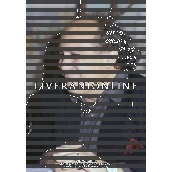RETROSPETTIVA DANNY DE VITO ATTORE NELLA FOTO DANNY DE VITO A MILANO IN TERRAZZA MARTINI NELL\'ANNO 1989 AG ALDO LIVERANI SAS