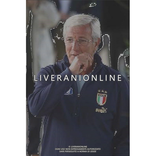 COVERCIANO 04/10/2005 RADUNO E ALLENAMENTO ITALIA NELLA FOTO: MARCELLO LIPPI FOTO GIANNI NUCCI/AG. ALDO LIVERANI