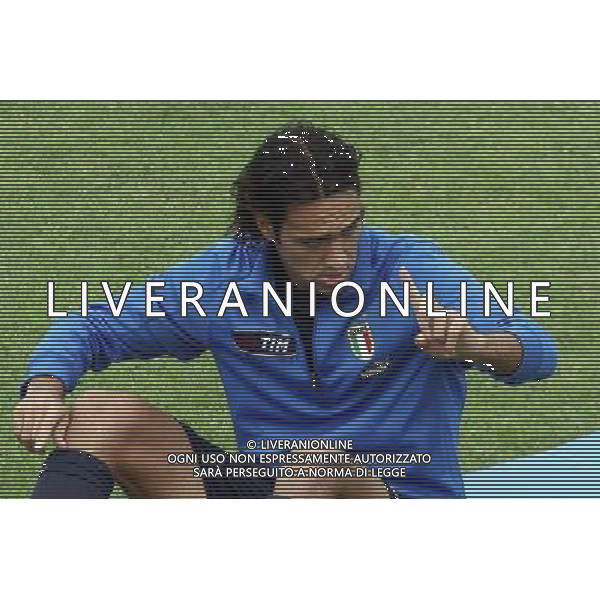 COVERCIANO 04/10/2005 RADUNO E ALLENAMENTO ITALIA NELLA FOTO: ALESSANDRO NESTA FOTO GIANNI NUCCI/AG. ALDO LIVERANI