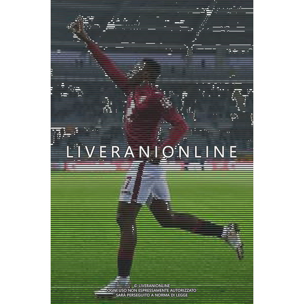 Torino 10.1.2022 Stadio Olimpico Grande Torino ©Alessandro Falzone/Agenzia Aldo Liverani Torino vs Fiorentina Serie A Tim 2021/2022 Nella foto : Esultanza gol di Wilfried Singo ©TVAF Falzone/AGENZIA ALDO LIVERANI SAS