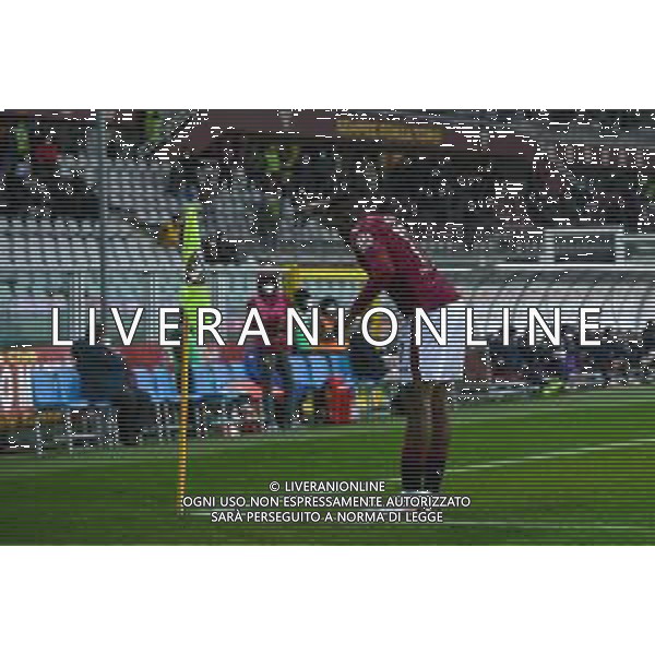 Torino 10.1.2022 Stadio Olimpico Grande Torino ©Alessandro Falzone/Agenzia Aldo Liverani Torino vs Fiorentina Serie A Tim 2021/2022 Nella foto : Esultanza gol di Wilfried Singo ©TVAF Falzone/AGENZIA ALDO LIVERANI SAS