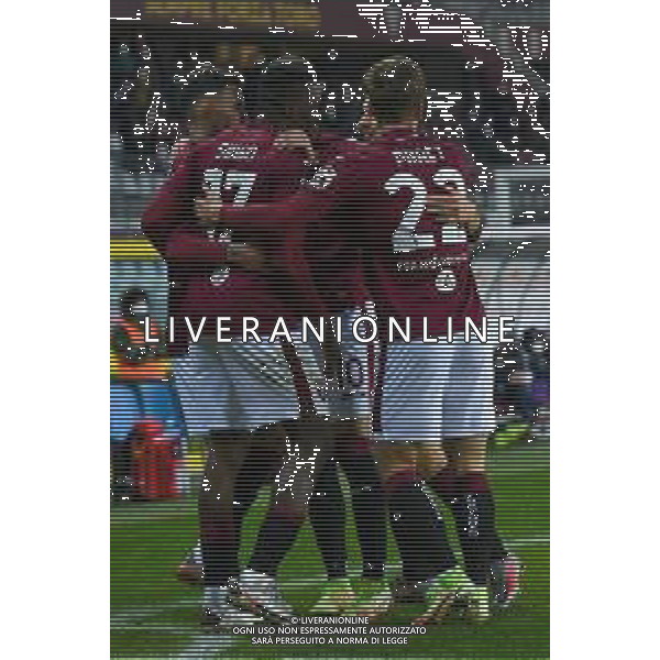 Torino 10.1.2022 Stadio Olimpico Grande Torino ©Alessandro Falzone/Agenzia Aldo Liverani Torino vs Fiorentina Serie A Tim 2021/2022 Nella foto : Esultanza gol di Wilfried Singo ©TVAF Falzone/AGENZIA ALDO LIVERANI SAS