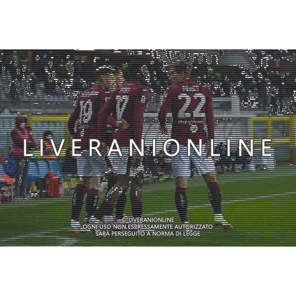 Torino 10.1.2022 Stadio Olimpico Grande Torino ©Alessandro Falzone/Agenzia Aldo Liverani Torino vs Fiorentina Serie A Tim 2021/2022 Nella foto : Esultanza gol di Wilfried Singo ©TVAF Falzone/AGENZIA ALDO LIVERANI SAS