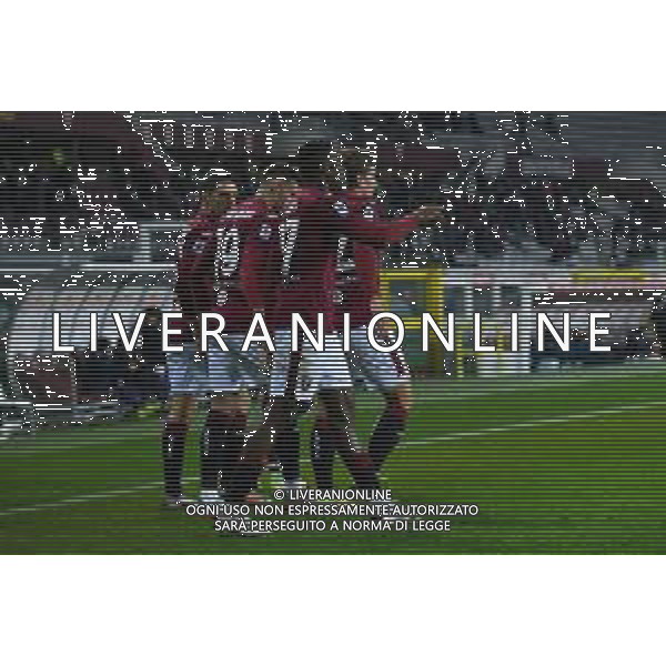 Torino 10.1.2022 Stadio Olimpico Grande Torino ©Alessandro Falzone/Agenzia Aldo Liverani Torino vs Fiorentina Serie A Tim 2021/2022 Nella foto : Esultanza gol di Wilfried Singo ©TVAF Falzone/AGENZIA ALDO LIVERANI SAS
