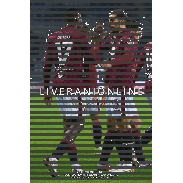 Torino 10.1.2022 Stadio Olimpico Grande Torino ©Alessandro Falzone/Agenzia Aldo Liverani Torino vs Fiorentina Serie A Tim 2021/2022 Nella foto : Esultanza gol di Wilfried Singo ©TVAF Falzone/AGENZIA ALDO LIVERANI SAS