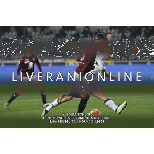 Torino 10.1.2022 Stadio Olimpico Grande Torino ©Alessandro Falzone/Agenzia Aldo Liverani Torino vs Fiorentina Serie A Tim 2021/2022 Nella foto : Nikola Milinkovic-Sasa Lukic ©TVAF Falzone/AGENZIA ALDO LIVERANI SAS