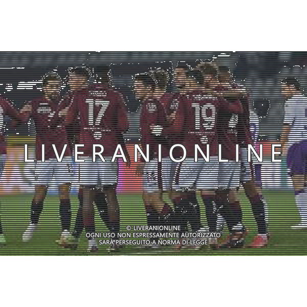Torino 10.1.2022 Stadio Olimpico Grande Torino ©Alessandro Falzone/Agenzia Aldo Liverani Torino vs Fiorentina Serie A Tim 2021/2022 Nella foto : Esultanza gol di Josip Brekalo ©TVAF Falzone/AGENZIA ALDO LIVERANI SAS