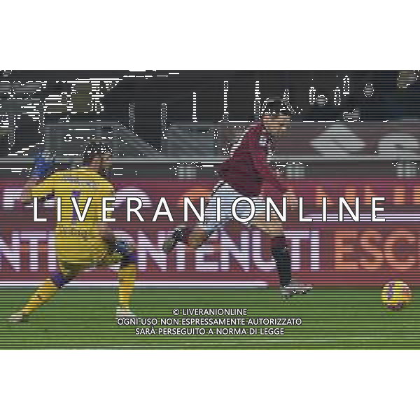 Torino 10.1.2022 Stadio Olimpico Grande Torino ©Alessandro Falzone/Agenzia Aldo Liverani Torino vs Fiorentina Serie A Tim 2021/2022 Nella foto : Gol di Josip Brekalo ©TVAF Falzone/AGENZIA ALDO LIVERANI SAS