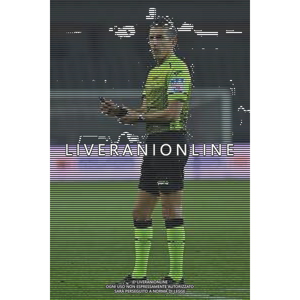 Torino 10.1.2022 Stadio Olimpico Grande Torino ©Alessandro Falzone/Agenzia Aldo Liverani Torino vs Fiorentina Serie A Tim 2021/2022 Nella foto : Livio Marinelli arbitro ©TVAF Falzone/AGENZIA ALDO LIVERANI SAS