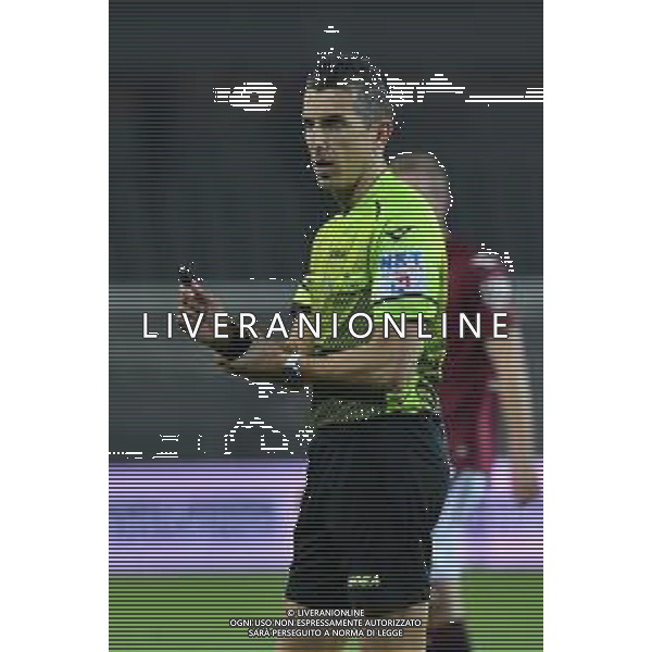 Torino 10.1.2022 Stadio Olimpico Grande Torino ©Alessandro Falzone/Agenzia Aldo Liverani Torino vs Fiorentina Serie A Tim 2021/2022 Nella foto : Livio Marinelli arbitro ©TVAF Falzone/AGENZIA ALDO LIVERANI SAS