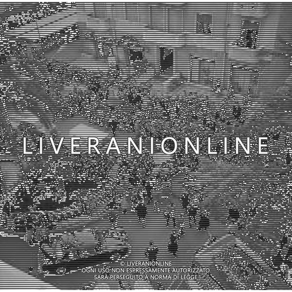 Manifestazioni di protesta a carattere sociale con sciopero della fame e contestazioni contro la 19ma Edizione del Festival di Sanremo Gennaio 1969 - RETROSPETTIVA. ©Archivio Giovanni Liverani/AGENZIA ALDO LIVERANI SAS