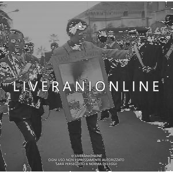Manifestazioni di protesta a carattere sociale con sciopero della fame e contestazioni contro la 19ma Edizione del Festival di Sanremo Gennaio 1969 - RETROSPETTIVA. ©Archivio Giovanni Liverani/AGENZIA ALDO LIVERANI SAS