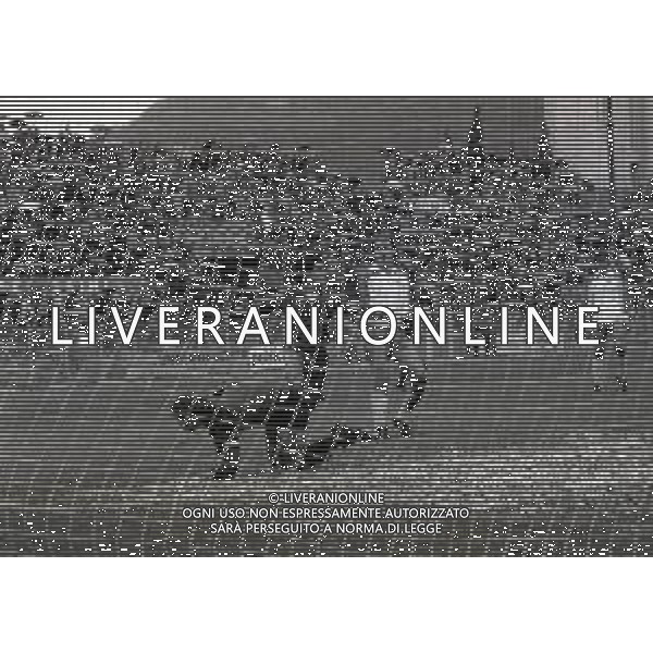 28-11-1983 COMO CAMPIONATO DI CALCIO SERIE B COMO CATANIA 1-0 NELLA FOTO GOAL COMO CALCIO AG ALDO LIVERANI SAS