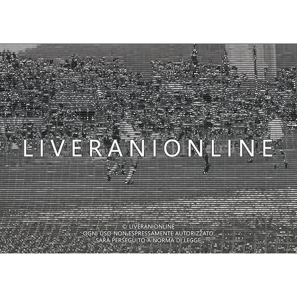 28-11-1983 COMO CAMPIONATO DI CALCIO SERIE B COMO CATANIA 1-0 NELLA FOTO GOAL COMO CALCIO AG ALDO LIVERANI SAS