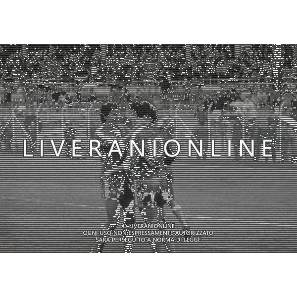 28-11-1983 COMO CAMPIONATO DI CALCIO SERIE B COMO CATANIA 1-0 NELLA FOTO ABBRACCI GIOCATORI COMO DOPO IL GOAL AG ALDO LIVERANI SAS
