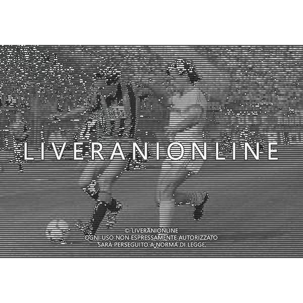 15-04-1984 BERGAMO CAMPIONATO DI CALCIO SERIE B ATALANTA -EMPOLI 1-0 NELLA FOTO MARINO MAGRIN AG ALDO LIVERANI SAS