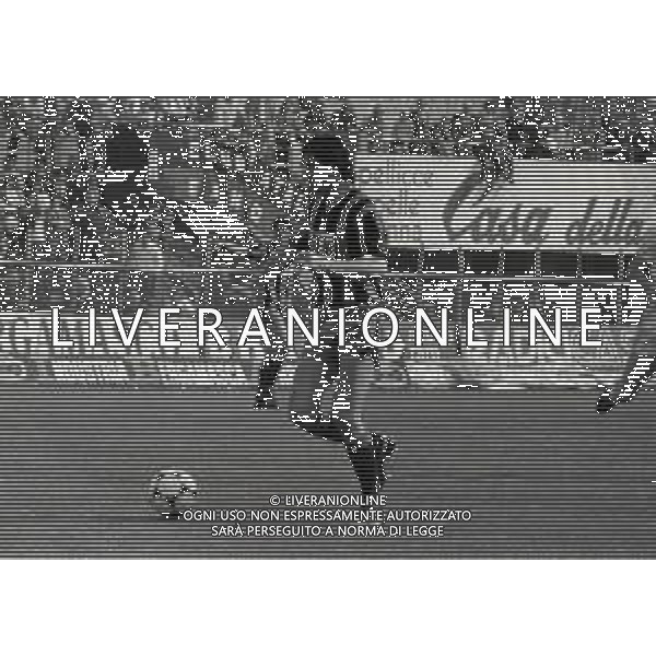 15-04-1984 BERGAMO CAMPIONATO DI CALCIO SERIE B ATALANTA -EMPOLI 1-0 NELLA FOTO ROBERTO SOLDA\' AG ALDO LIVERANI SAS