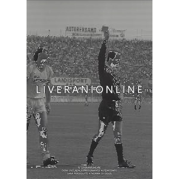 15-04-1984 BERGAMO CAMPIONATO DI CALCIO SERIE B ATALANTA -EMPOLI 1-0 NELLA FOTO ARBITRO ALBERTO BOSCHI AG ALDO LIVERANI SAS