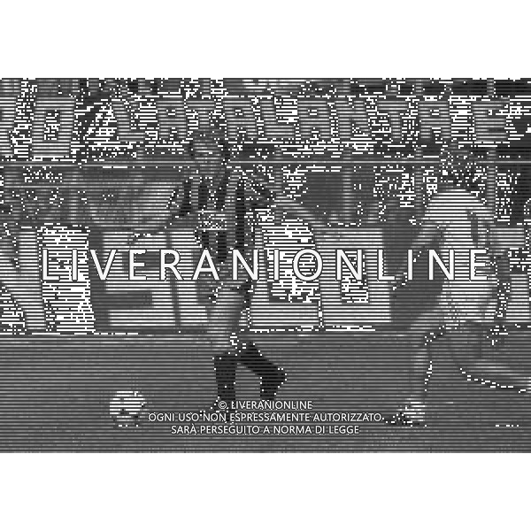15-04-1984 BERGAMO CAMPIONATO DI CALCIO SERIE B ATALANTA -EMPOLI 1-0 NELLA FOTO ANDREA AGOSTINELLI AG ALDO LIVERANI SAS
