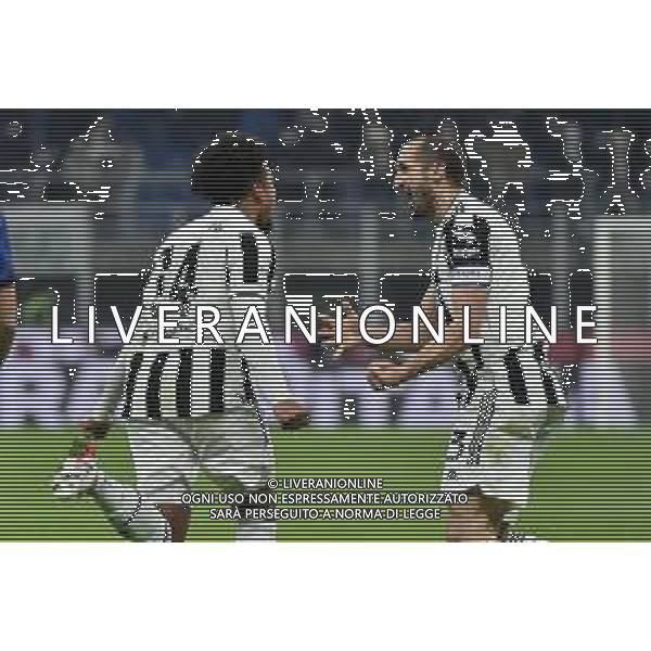 esultanza Juventus dopo il gol dell\'1 a 0 Weston Mc Kennie con giorgio chiellini Inter vs Juventus Finale Supercoppa Frecciarossa Milano 12-01-2022 Stadio Giuseppe Meazza - San Siro foto Roberto Garavaglia/ag. Aldo Liverani sas /AGENZIA ALDO LIVERANI SAS