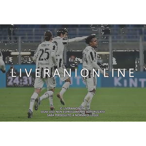esultanza Juventus dopo il gol dell\'1 a 0 Weston Mc Kennie con alvaro morata Inter vs Juventus Finale Supercoppa Frecciarossa Milano 12-01-2022 Stadio Giuseppe Meazza - San Siro foto Roberto Garavaglia/ag. Aldo Liverani sas /AGENZIA ALDO LIVERANI SAS