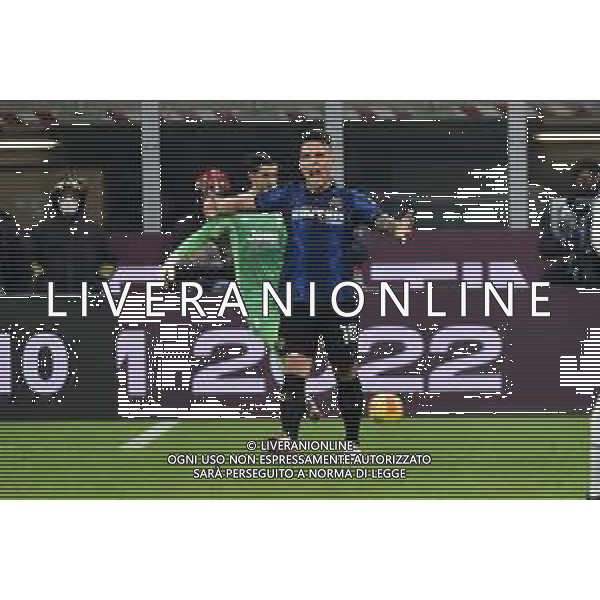 Lautaro Martinez (Inter) esulta dopo il gol dell\'1 a 1 Inter vs Juventus Finale Supercoppa Frecciarossa Milano 12-01-2022 Stadio Giuseppe Meazza - San Siro foto Roberto Garavaglia/ag. Aldo Liverani sas /AGENZIA ALDO LIVERANI SAS