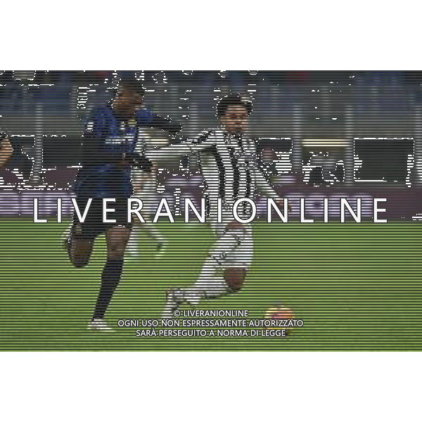Denzel Dumfries (Inter) e Weston Mc Kennie (Juventus) Inter vs Juventus Finale Supercoppa Frecciarossa Milano 12-01-2022 Stadio Giuseppe Meazza - San Siro foto Roberto Garavaglia/ag. Aldo Liverani sas /AGENZIA ALDO LIVERANI SAS