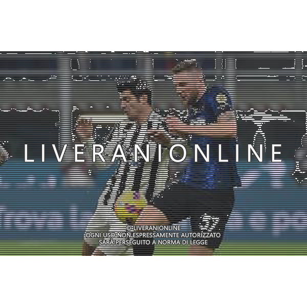 Alvaro Morata (Juventus) e Milan Skriniar (Inter) Inter vs Juventus Finale Supercoppa Frecciarossa Milano 12-01-2022 Stadio Giuseppe Meazza - San Siro foto Roberto Garavaglia/ag. Aldo Liverani sas /AGENZIA ALDO LIVERANI SAS